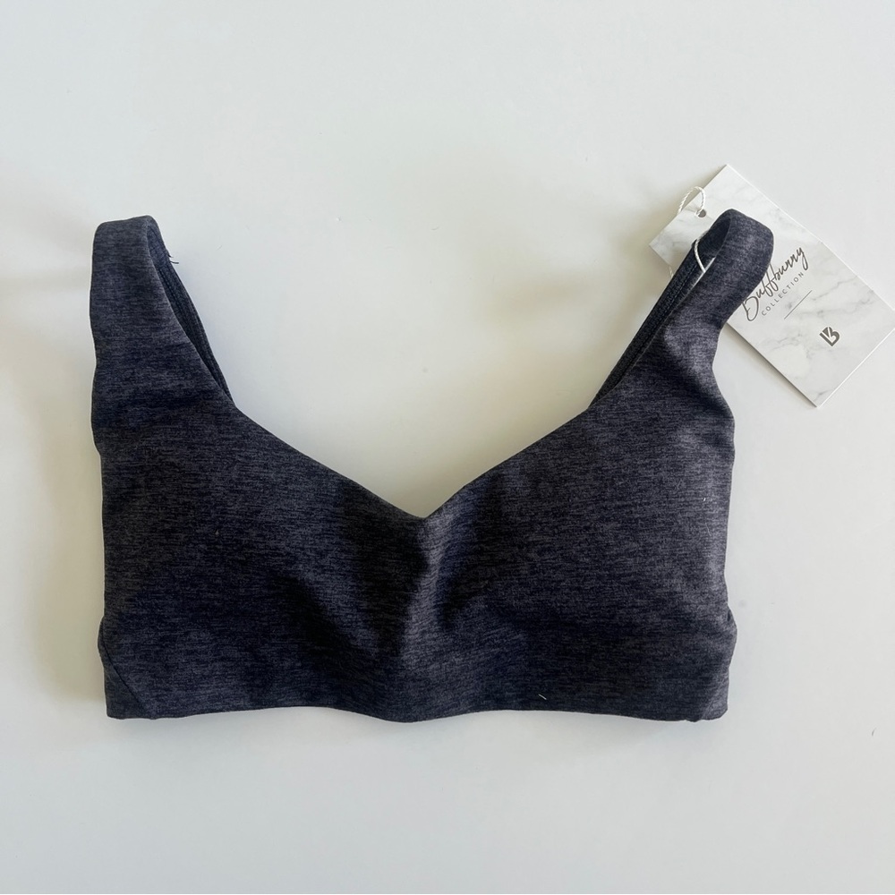 Buffbunny Heather Purple Sports Bra NWT